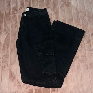 Zara black cargo